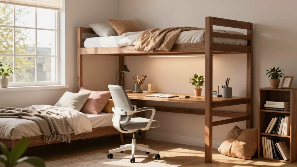 ergonomic organized study environment
