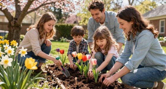 family bonding during spring