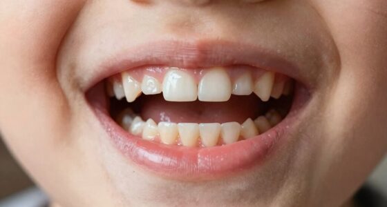first tooth feels larger
