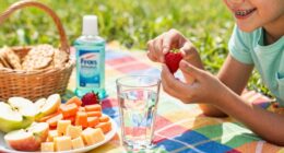 healthy teeth during picnics