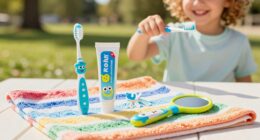 kids travel dental routine