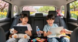 managing kids during travel