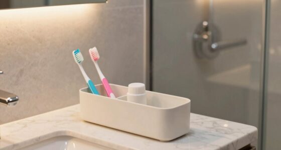 nighttime toothbrush storage solution