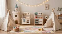 organized enchanting pretend spaces
