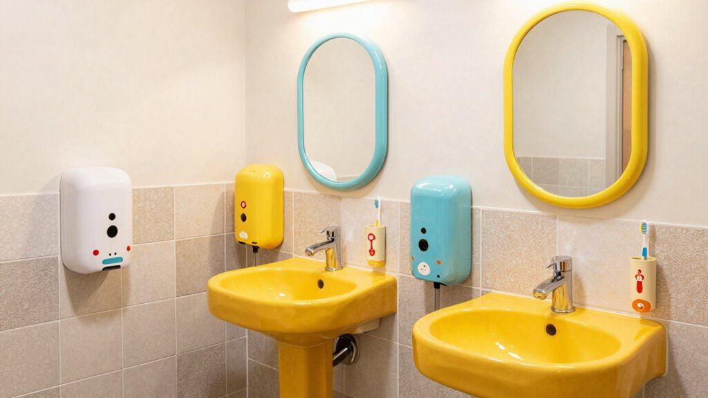 organized safe brushing routines