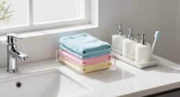 organized storage encourages hygiene