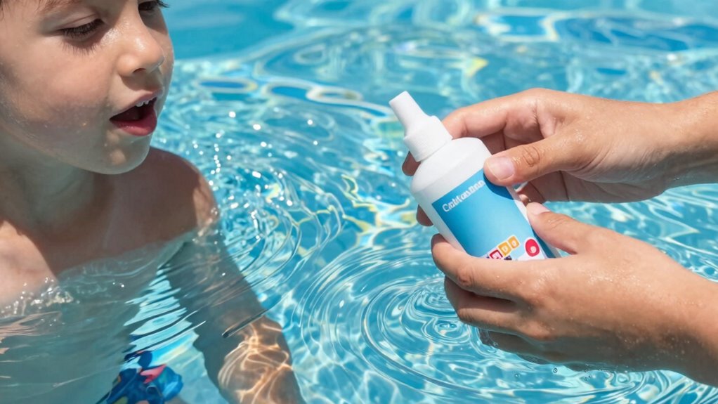 pool chlorine and dry mouth