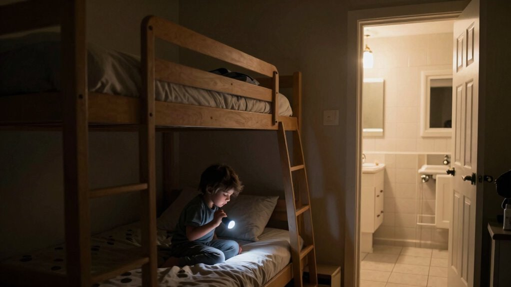 safe nighttime bathroom lighting