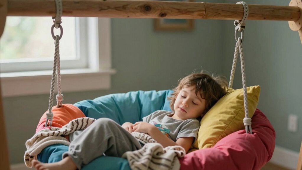 sensory swings promote calming regulation