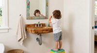 shared bathroom brushing tips