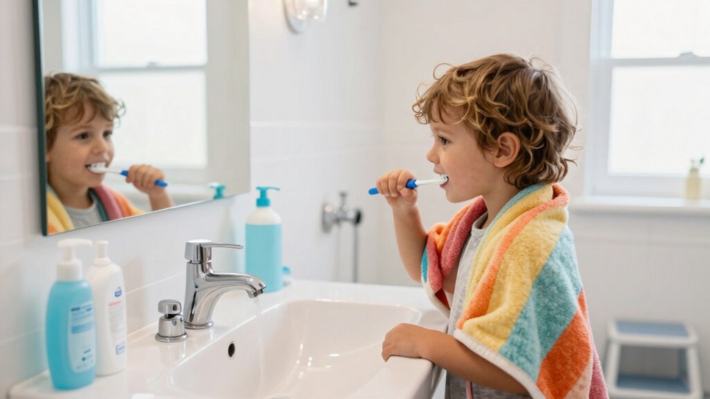 shared bathroom dental safety