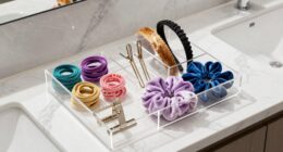 tidy hair accessory storage