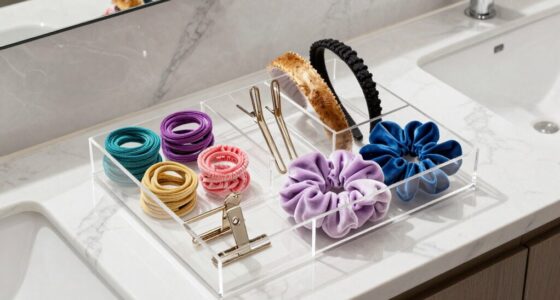 tidy hair accessory storage