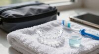 travel friendly aligner cleaning tips