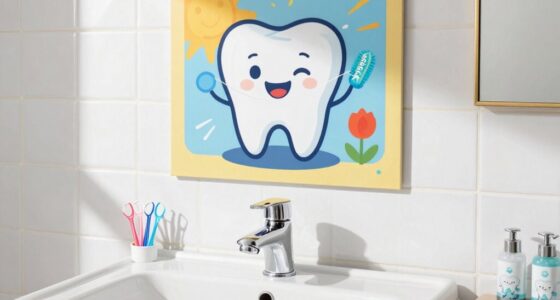 visual floss reminder trick